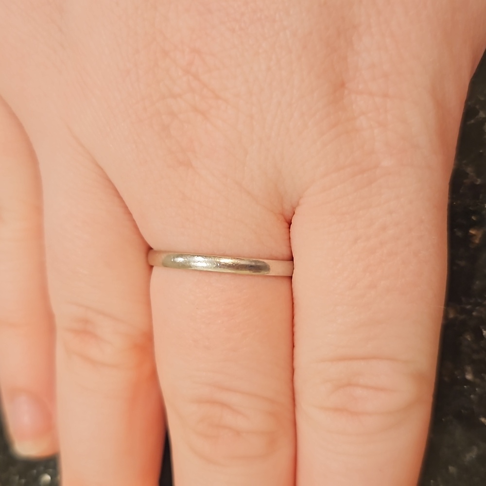 Platinum Band Size 9